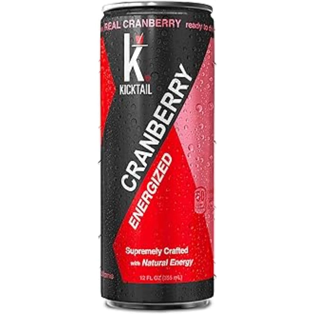 KICKTAIL – Cranberry ENERGIZED, 4PK