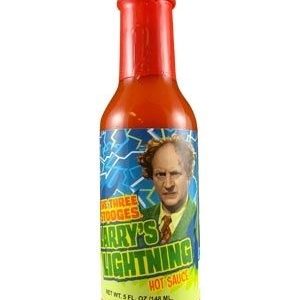 The Three Stooges Larry’s Lightning Hot Sauce, 5oz.