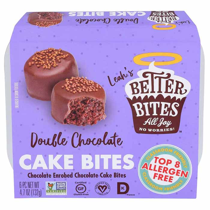 Better Bites – Double Chocolate Cake Bites, 6 Pack