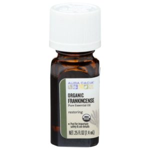 Aura Cacia – Organic Frankincense Pure Essential Oil, .25 fl oz