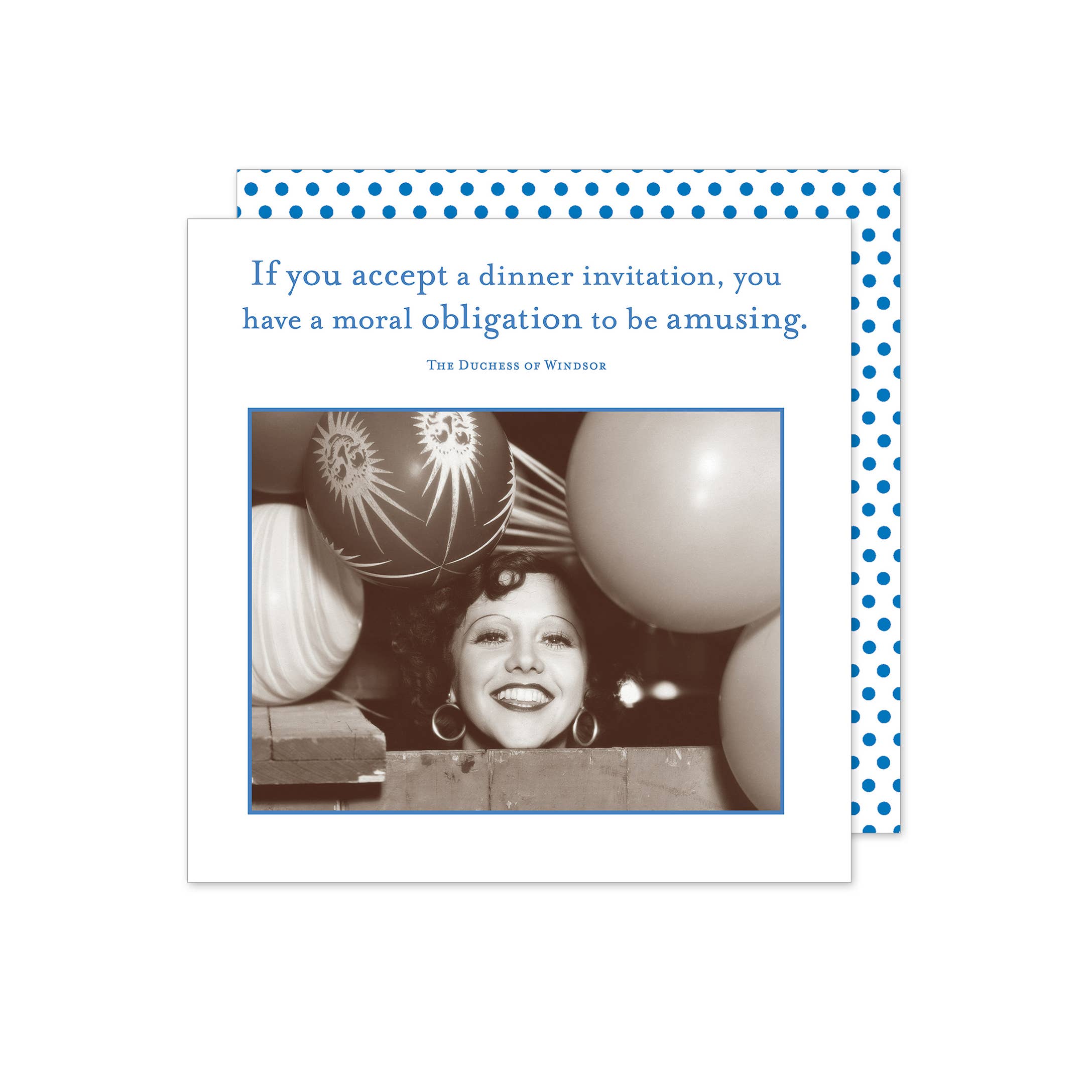 Shannon Martin Design – Moral Obligation Beverage Napkin