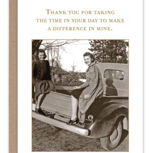 Shannon Martin Design – Time In Your Day Thank You Card