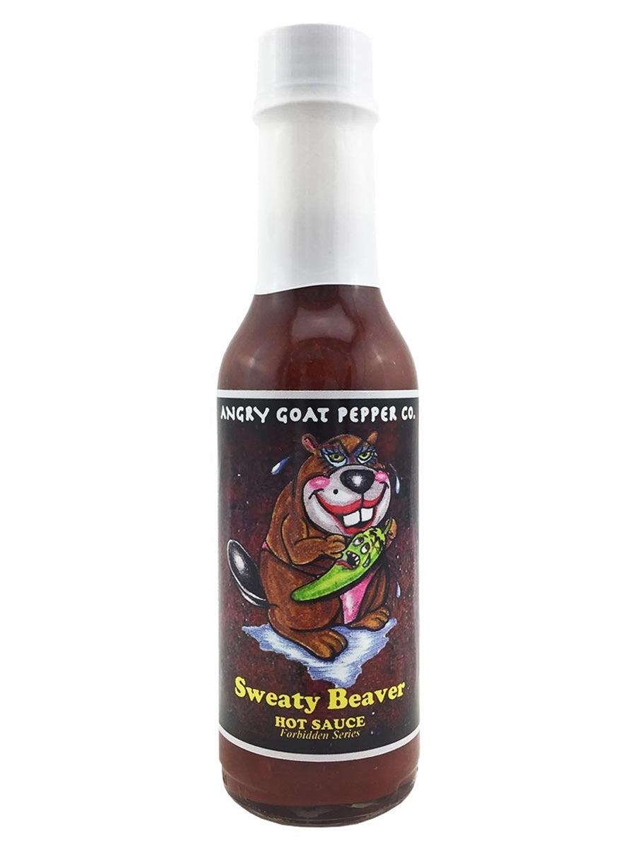 Hot Sauce Angry Goat Sweaty Beaver 5 oz Heat 8