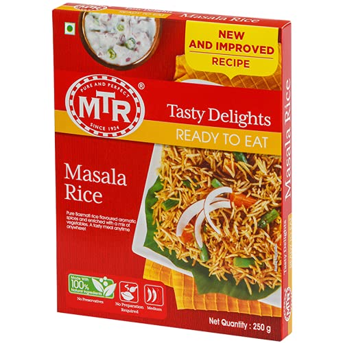 MTR Ready to Eat – Masala Rice 8.82oz (250g)