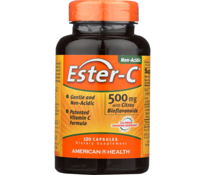 American Health – Ester C 500 Mg Citrus Bioflavonoids, 120 Capsules –