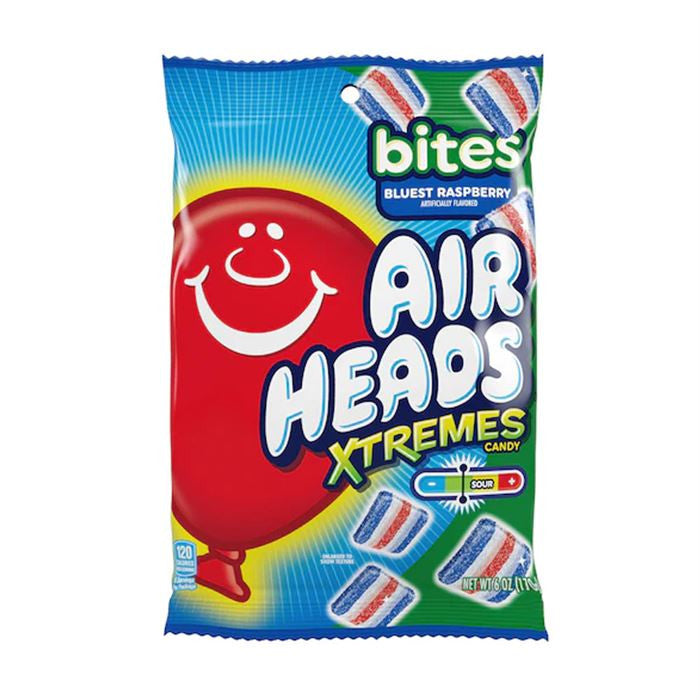 Airheads Xtremes Bites – Bluest Raspberry – 6 oz