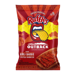 Ruffles Outback Steakhouse Ribs 56g – Brazil (Case of 12)