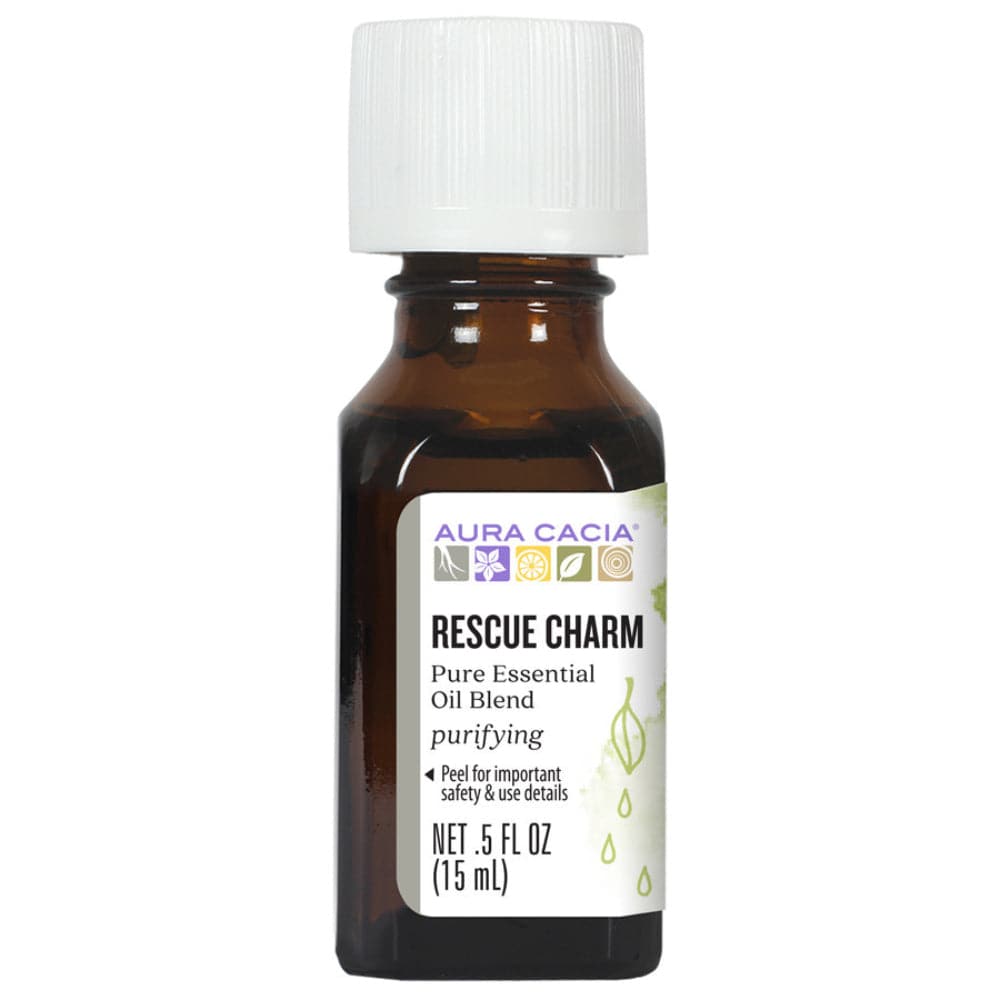 Aura Cacia – Essential Oil Blend Rescue Charm, .5 fl oz