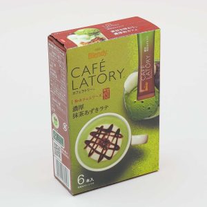 Blendy Cafe Latory Tea Sticks – Rich Matcha Azuki Latte