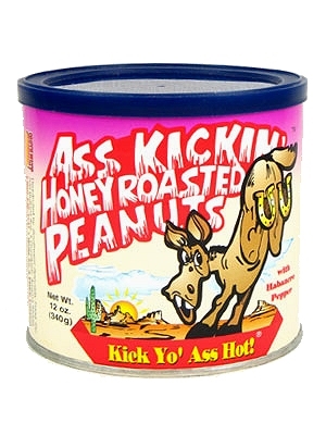 Ass Kickin’ Honey Roasted Peanuts w/ Habanero Pepper