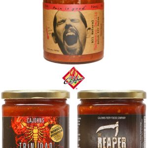 CaJohn’s Hottest Salsa’s Gift Set, 3/16oz.
