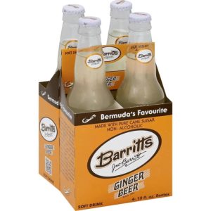Barritts – Soda 4 Pack Ginger Beer, 48 Fl Oz | Pack of 6