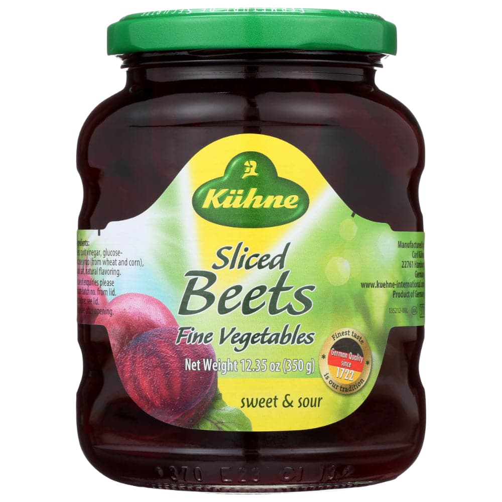 Kuhne – Sliced Beets Sweet & Sour, 12.35 Oz
