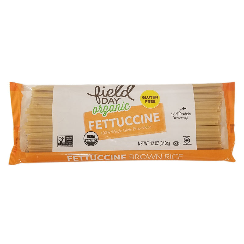 Field Day Organic Gluten Free Fettuccine Pasta – 12oz.