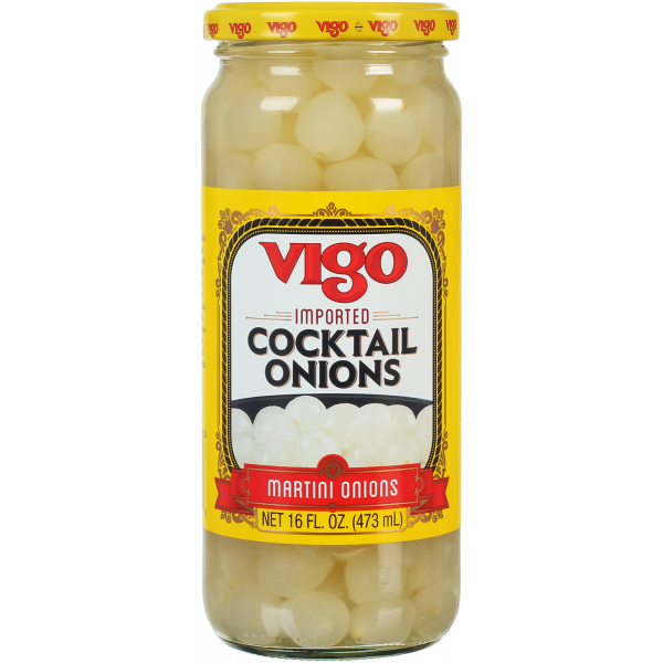 Vigo – Onions Pickled Cocktail, 16 Oz | Pack of 12