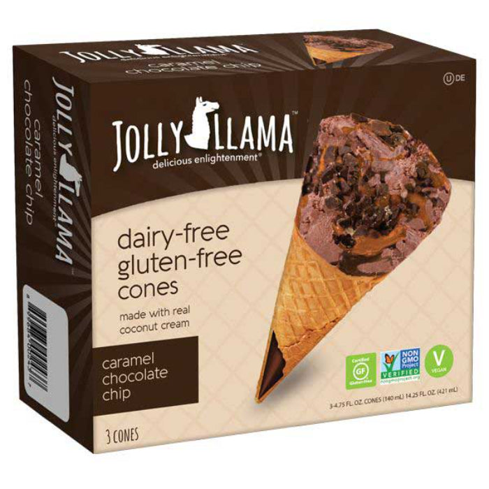 Jolly Llama – Cone Chocolate Non Dairy 14.25 Fo – Pack Of 8