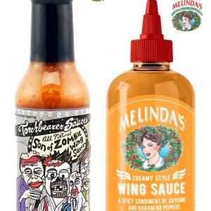 Best of Fiery Wing Sauces Gift Set, 1/5oz, 1/12oz.
