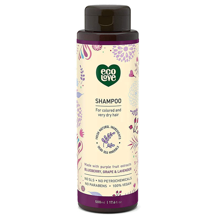 ecoLove – Purple Fruit Shampoo For Colored & Dry Hair 17.6 fl oz