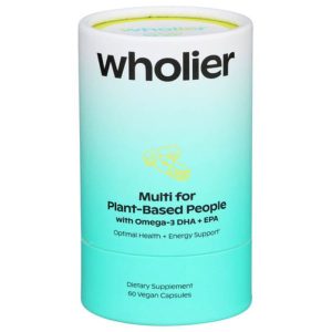 Wholier Plant-Based Multivitamin – Pure Wellness in 60ct