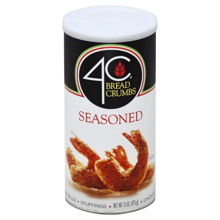 4C Foods – Bread Crumbs Seasoned, 15 oz | Pack of 6