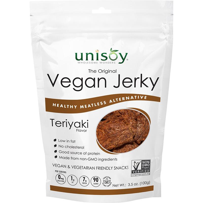 Unisoy – Vegan Teriyaki Jerky, 3.5oz