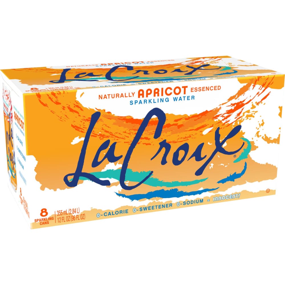 LaCroix – Apricot Sparkling Water 8pk, 12 Oz