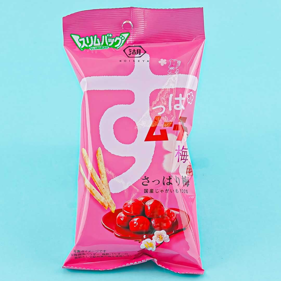 Koikeya Suppa Mucho Potato Sticks Slim Bag – Refreshing Plum