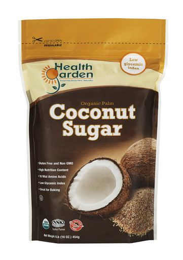 Health Garden Passover Organic Palm Coconut Sugar, 16 oz.