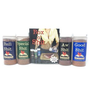 BCR Box of Shit Seasoning in Colorful Set of 4 Decorative Box SAVE 5%