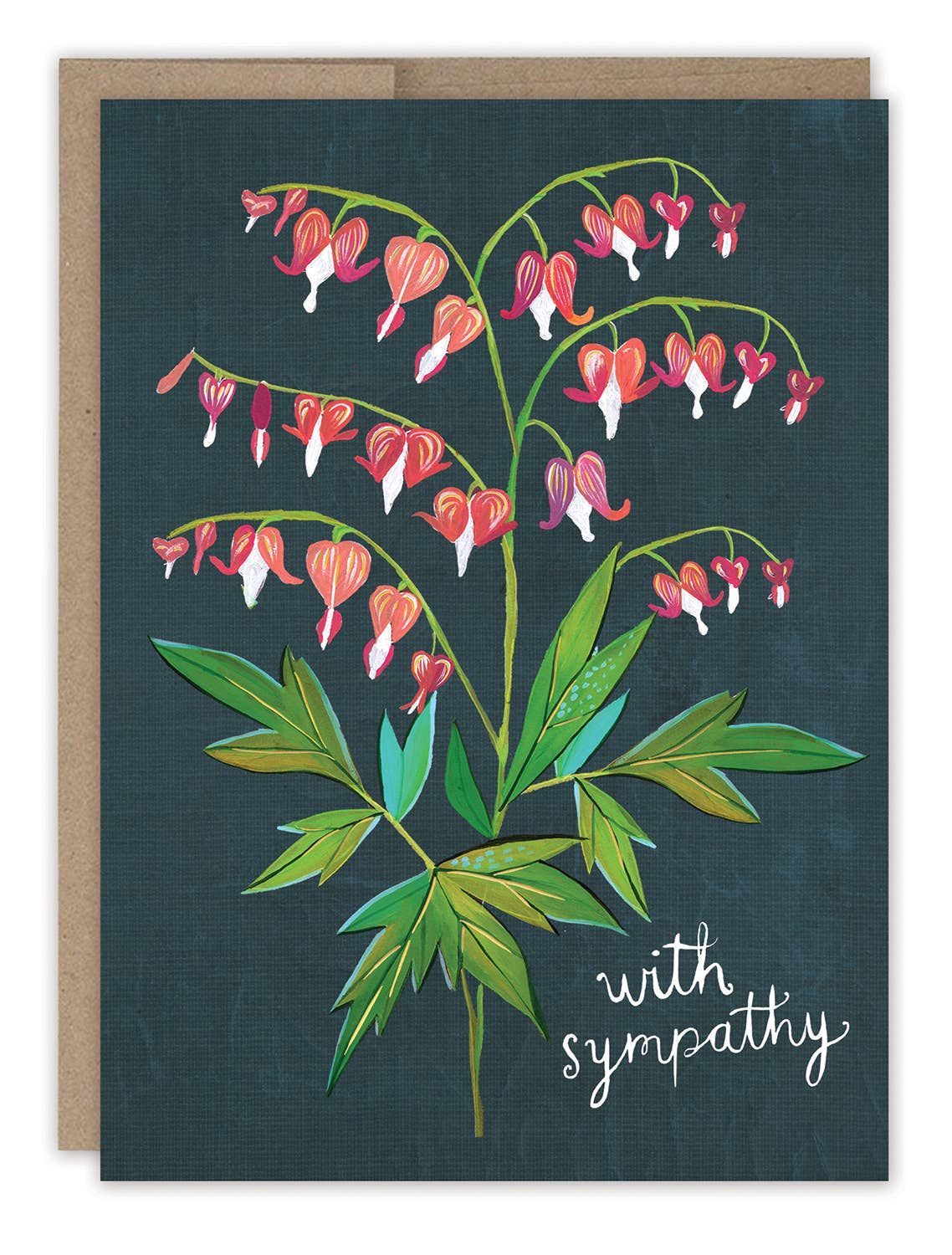 Biely & Shoaf – Bleeding Hearts Sympathy Card