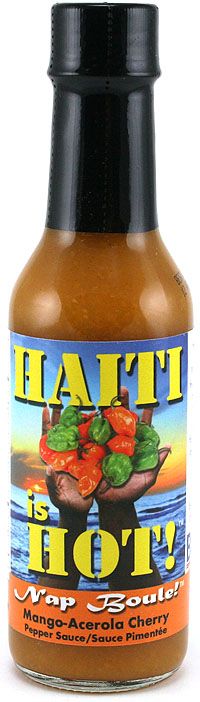 Haiti is Hot! Mango-Acerola Cherry Hot Sauce, 5oz.