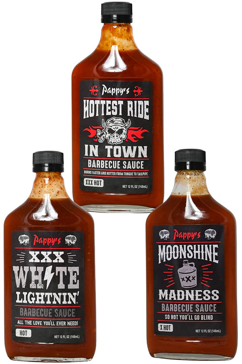 Best of Pappy’s BBQ Sauces Gift Set, 3/12oz.