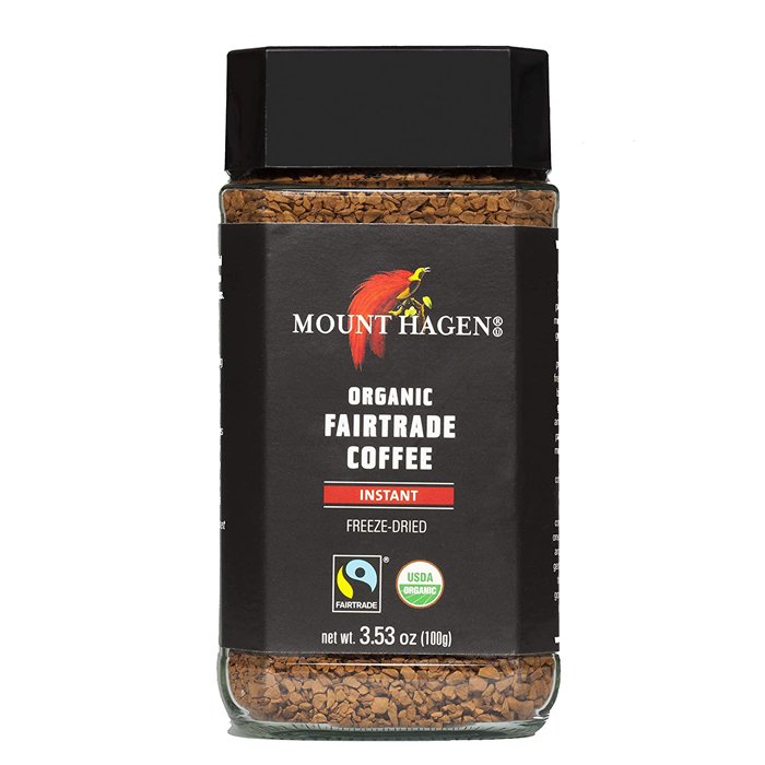Mount Hagan – Organic Freeze Dried Instant Coffee Jar, 3.53oz