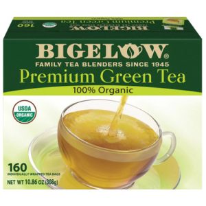 Bigelow Premium Organic Green Tea, 160 Count