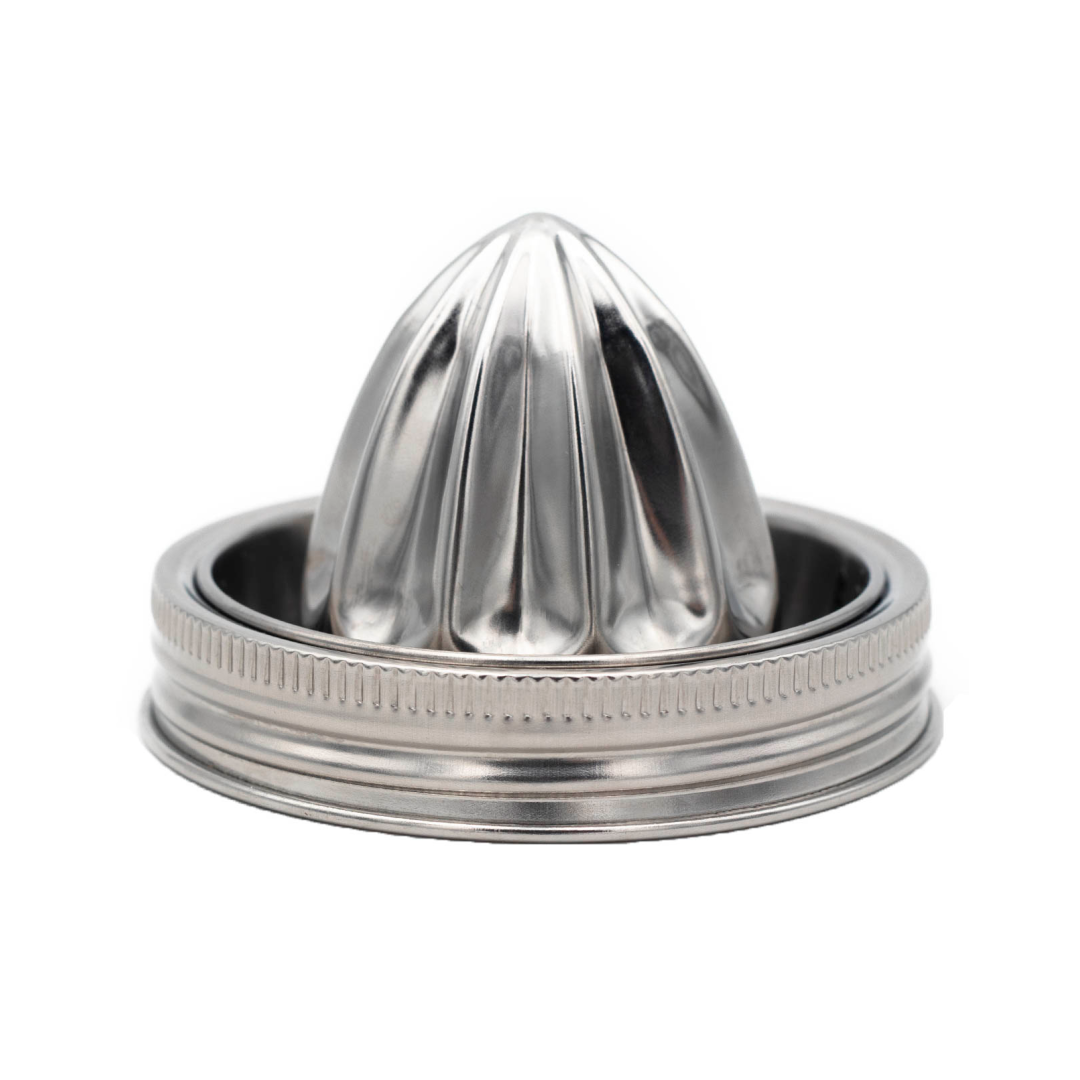 Mason Jar Lifestyle – Stainless Steel Juicing Lid for Wide Mouth Mason