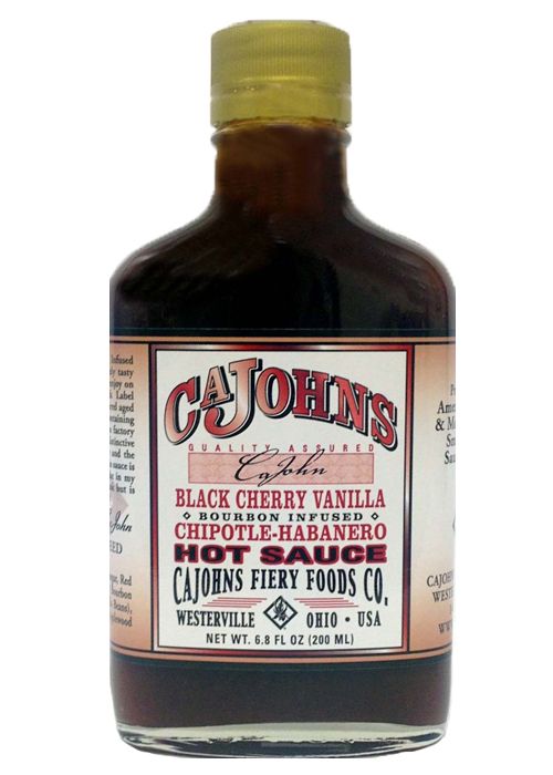 Cajohns Black Cherry Vanilla Hot Sauce, 6.8oz.