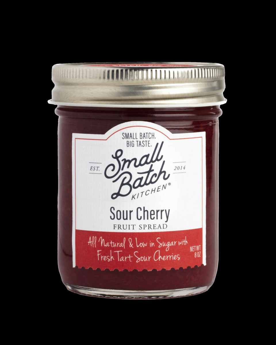 Small Batch Kitchen Sour Cherry Fruit Spread Jars – 12 jars x 8 oz