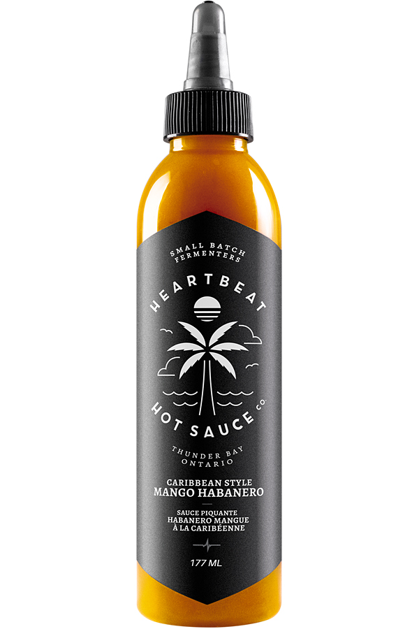 Heartbeat Caribbean Style Mango Habanero Hot Sauce