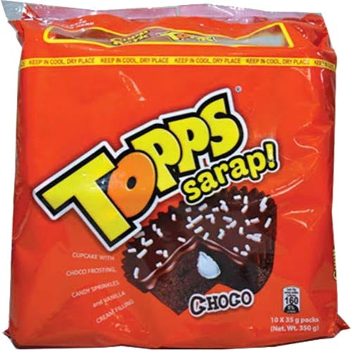 Rebisco – TOPPS – Sarap! – Choco – 10 Pack- 340 G