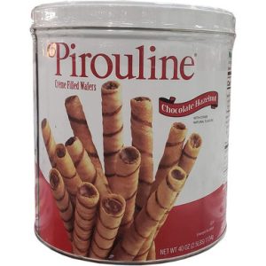 Pirouline Creme Filled Wafers Chocolate Hazelnut, 40 oz.