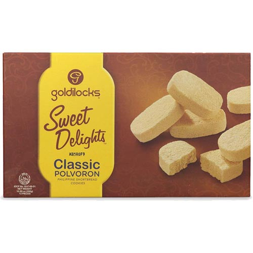 Goldilocks – Sweet Delights – Classic Polvoron – Philippine Shortbread Cookies – 12 Pieces – 10.60 OZ