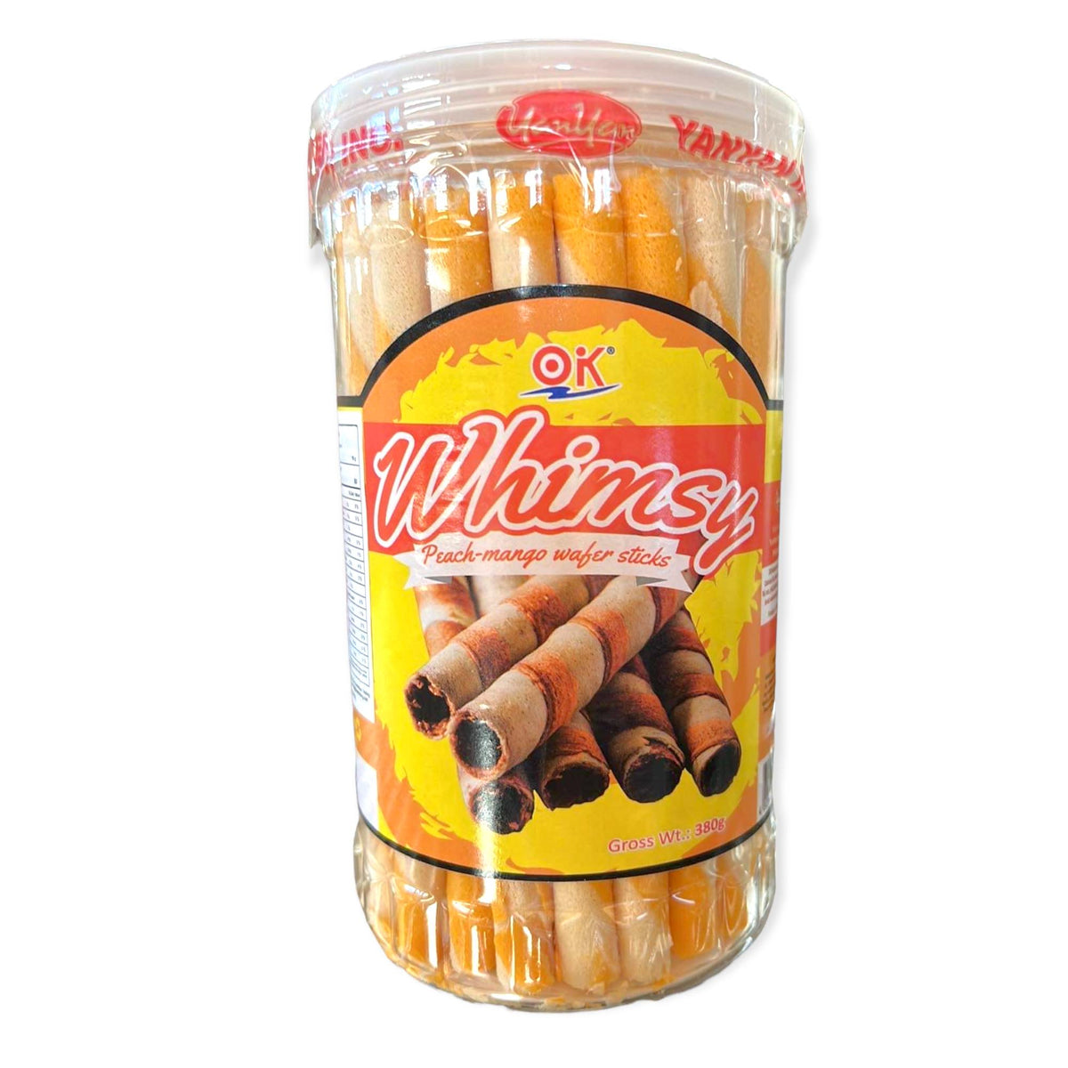 OK – Peach-Mango Wafer Sticks – 380g