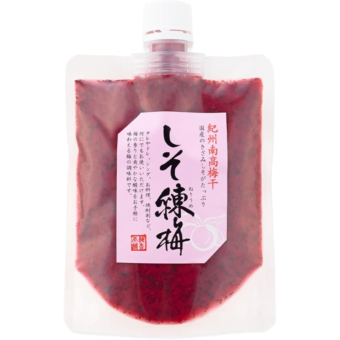 Shiso Ume Neri Ume Kishu Nanko Plum Paste 180g Tube Pack Made in JAPAN – Tokyo Sakura Mall