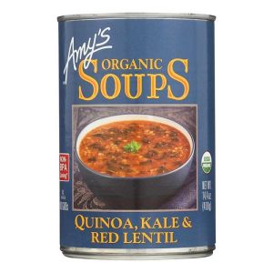 Buy Amy’s Red Lentil Kale Quinoa Soup | PlantX US