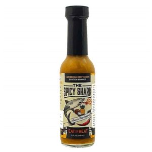 Hot Sauce Spicy Shark Caribbean Reef Shark Scotch Bonnet Heat 6