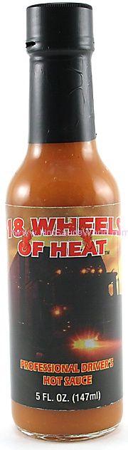 18 Wheels of Heat Hot Sauce, 5 oz.