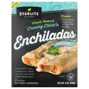 Starlite Cuisine – Plant-Based Enchiladas Suizas, 9oz