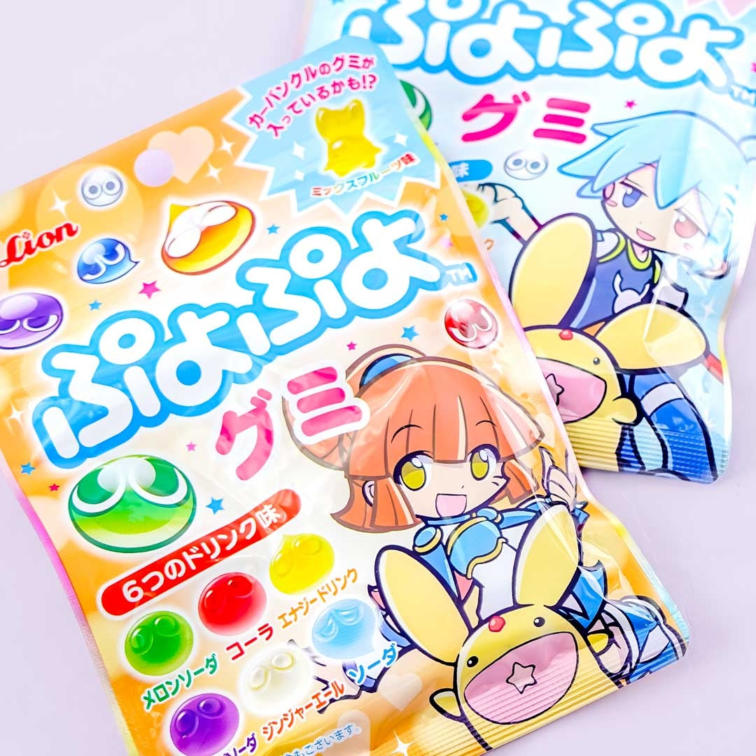 Lion Puyo Puyo Gummy Candy – 6 Drinks
