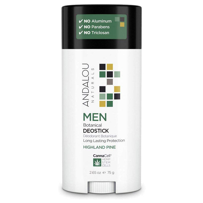 Andalou Naturals – Men Botanical Deodorant Highland Pine, 2.65 oz