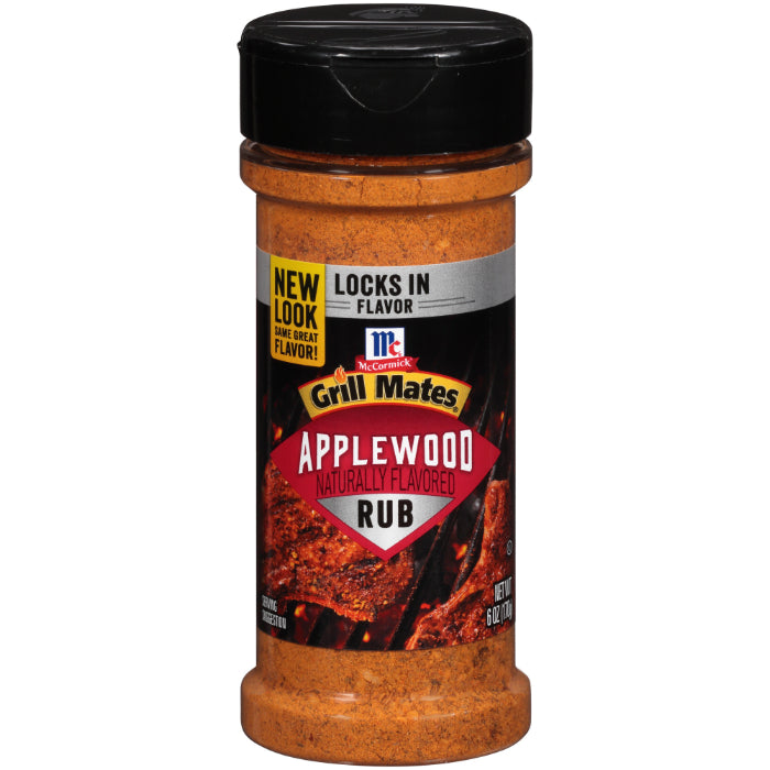 GRILL MATES – RUB APPLEWOOD DRY 6 OZ – Pack of 6